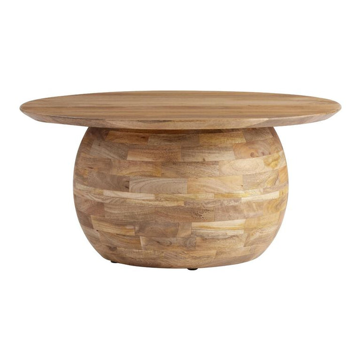 Vedika Solid Mango Wood Coffee Table for Living Room