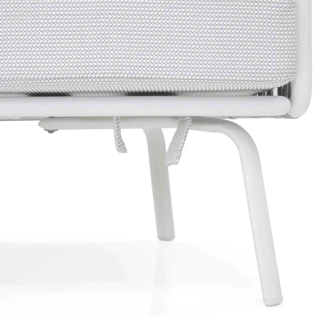 Luies Outdoor Garden Balcony Sofa Set 2 Seater,2 Single seater and 2 Center Table With 1 Side Table  Set, Braid & Rope (Grey)