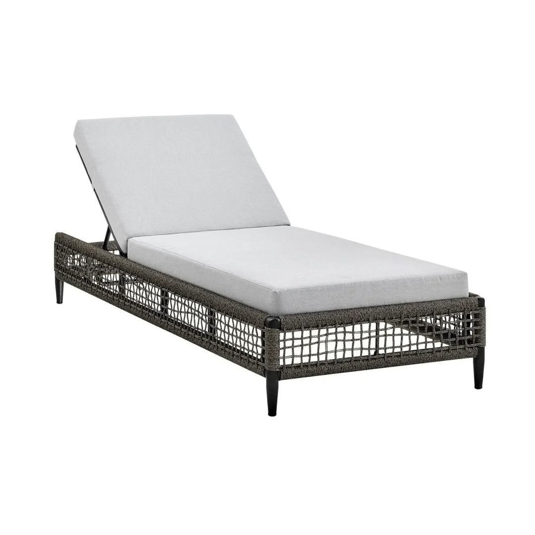 Najwa Outdoor All-Weather Rope Lounger with Cushions