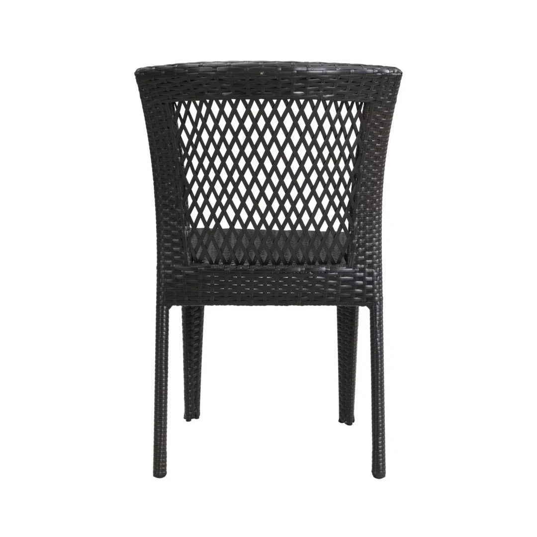 Aminata Outdoor Rattan Wicker Patio Dining Chairs