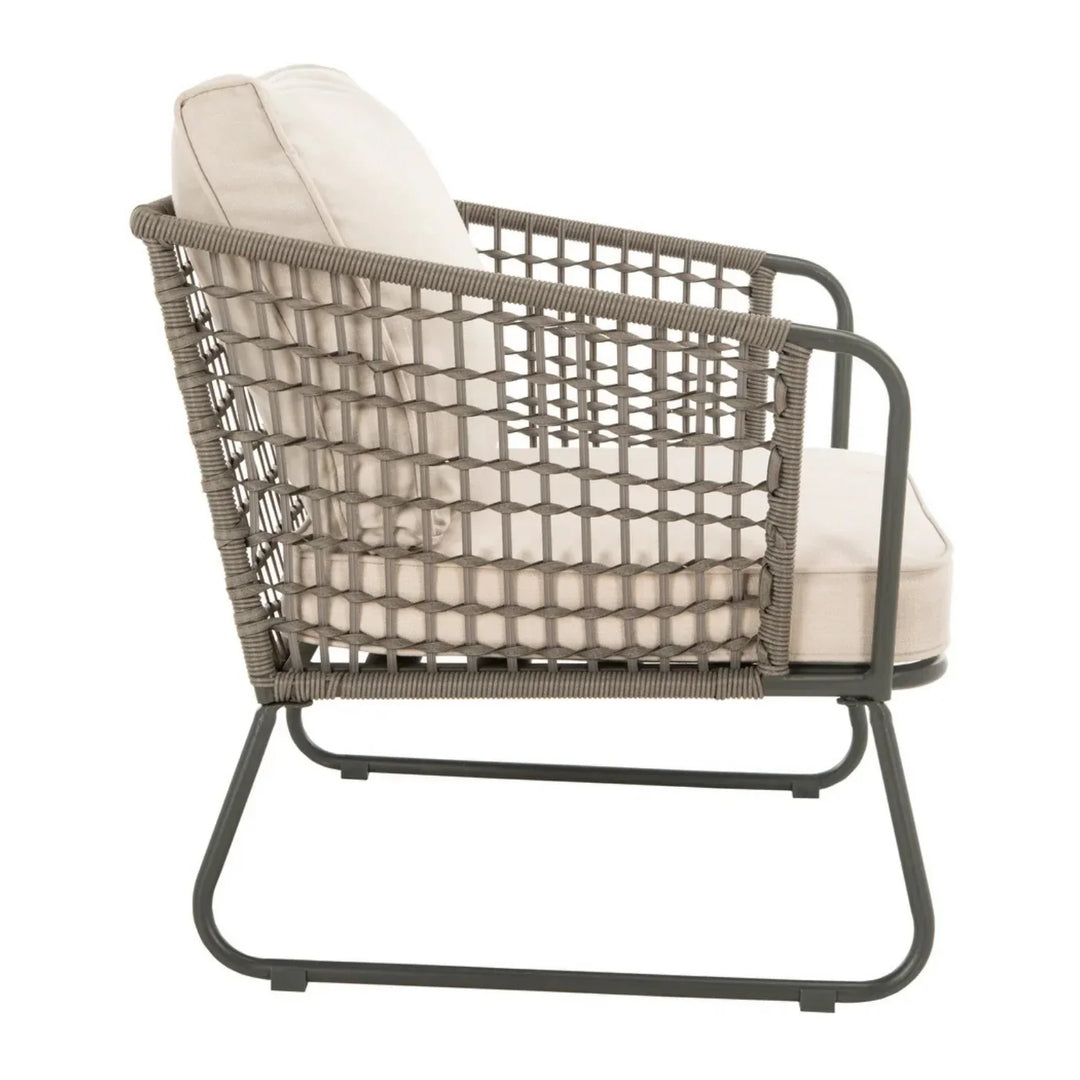 Clementine 4 Piece Outdoor All-Weather Rope Sofa Set