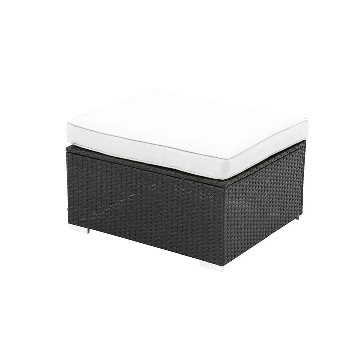 Tamara 6-Piece Outdoor Conversation Set (Black/Off-White)