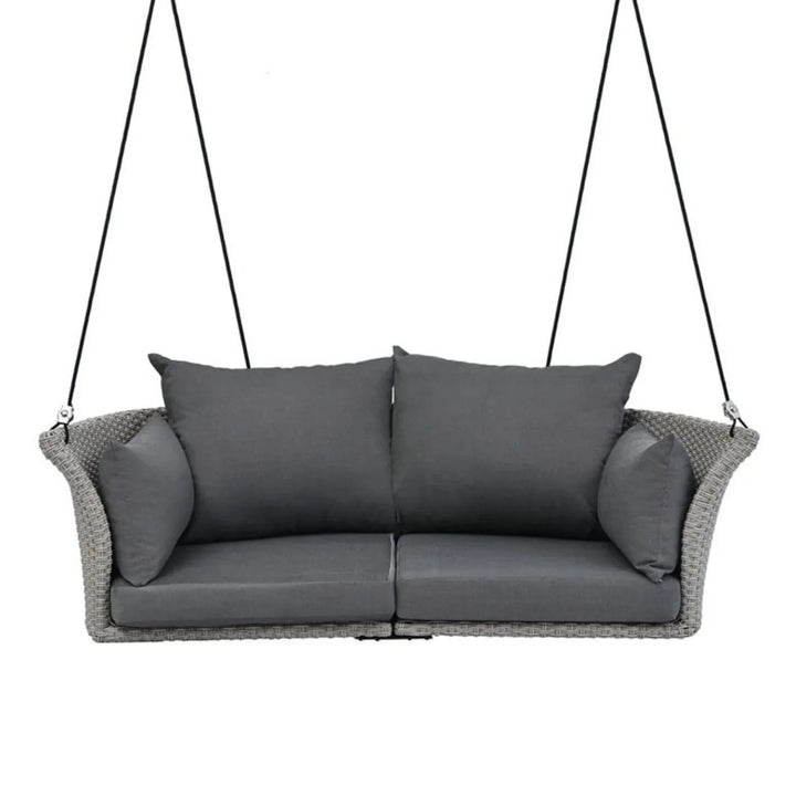 Chidinma Outdoor Rattan Wicker Hanging Swing Chair with Cushion