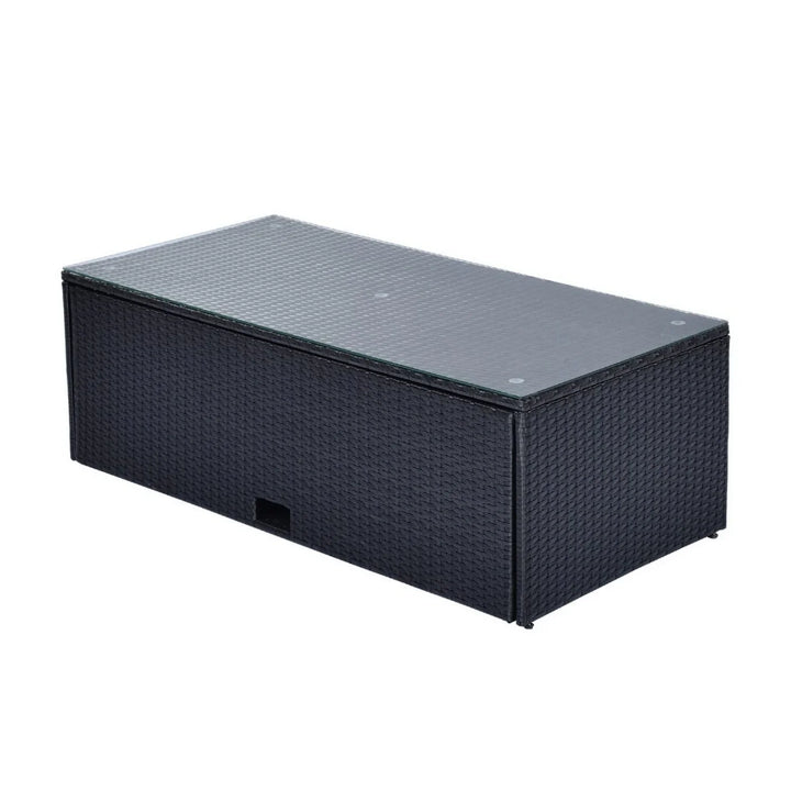 Rosario 6 Piece Outdoor Conversation Set All Weather Wicker Sectional Sofa