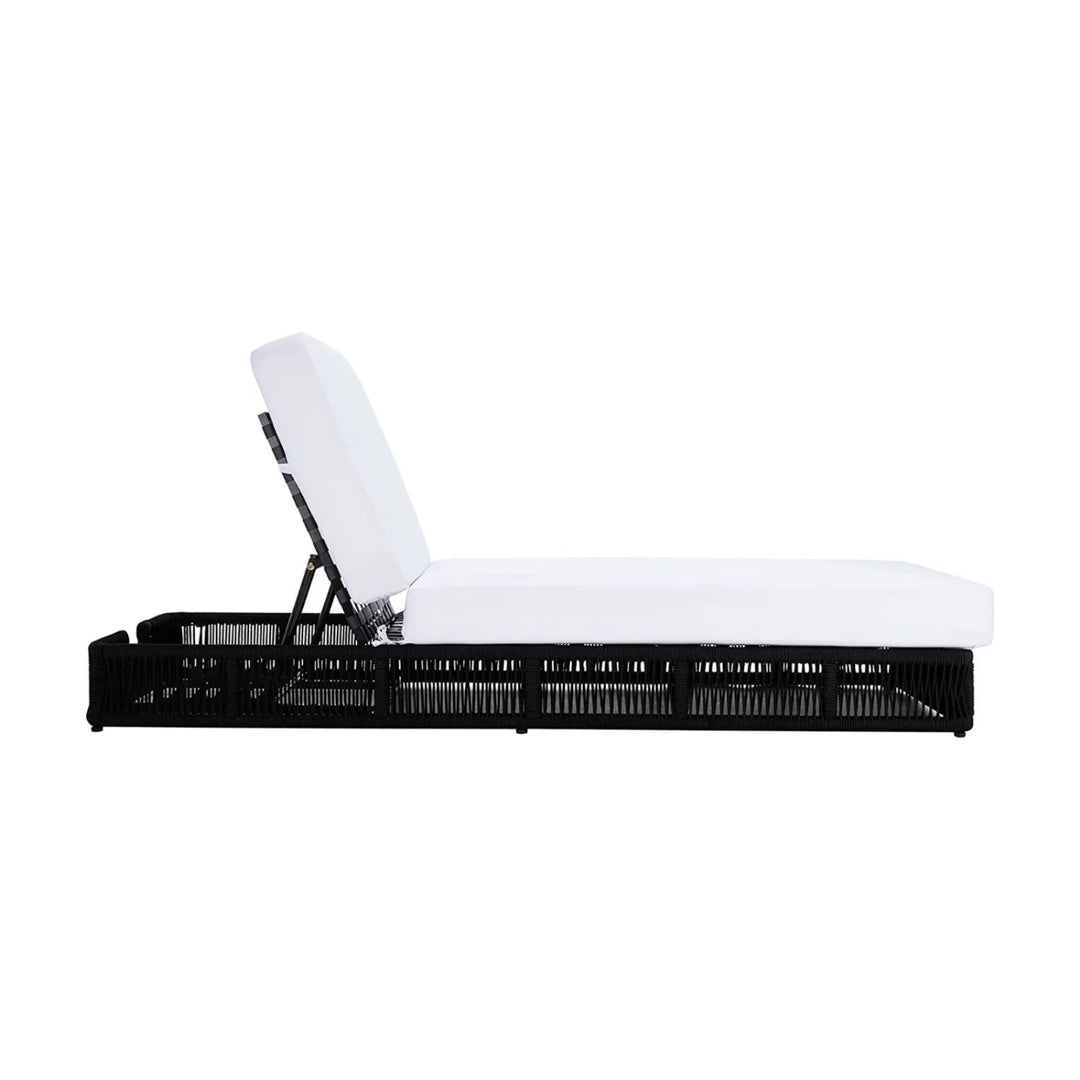 Omaira Outdoor All-Weather Rope Lounger with Cushions