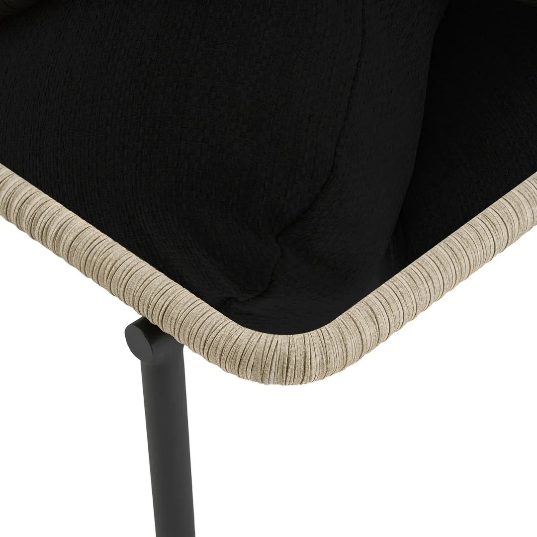 Tapasya Outdoor 4-Piece Rope Conversation Sofa Set