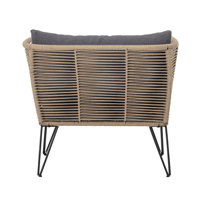 Rahma Outdoor Rope 1 Piece Patio Single Seater Sofa