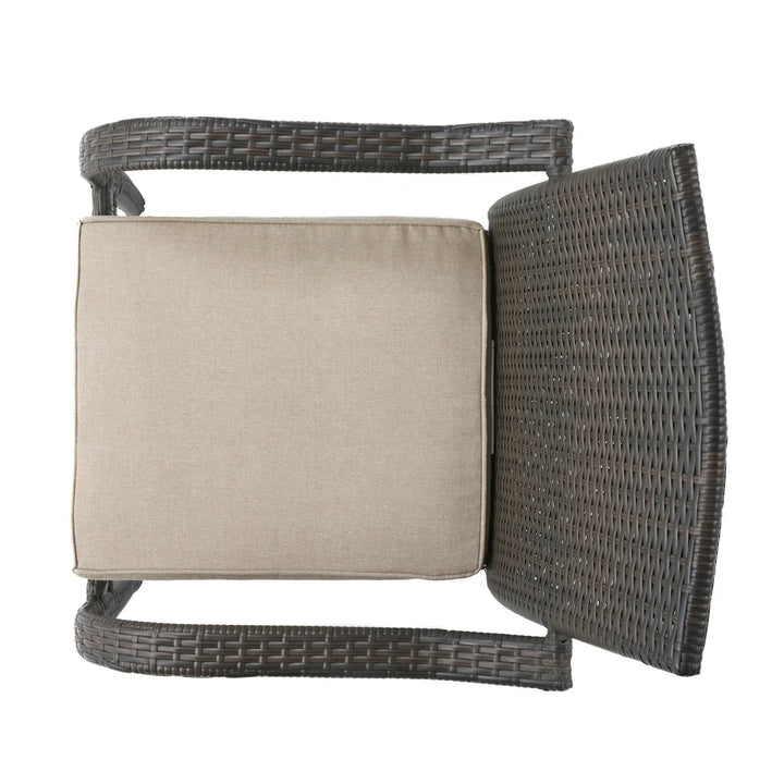 Indigo 4-Piece Outdoor Rattan Wicker Patio Dining Chairs