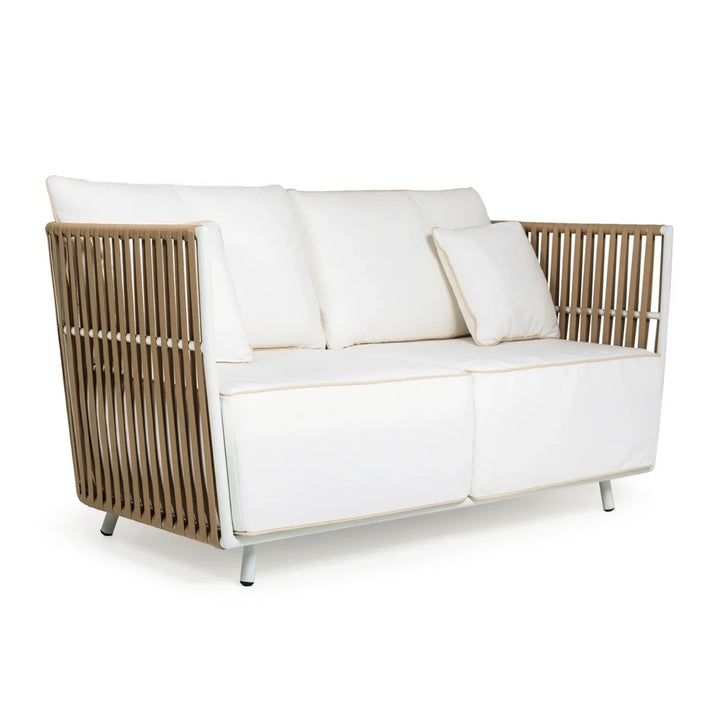 Suyin All-Weather Rope 4- Seater Sofa Set With Glass Top Table