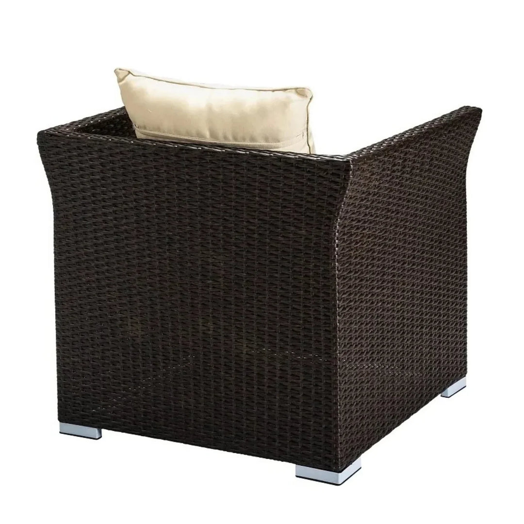 Inas Outdoor All-Weather Wicker Single Seater Sofa