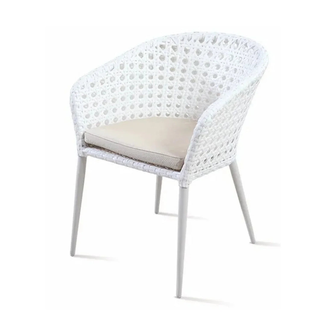 Marisol 5-Piece Outdoor Patio Dining Set With Wicker Chairs & Glass-Top Table