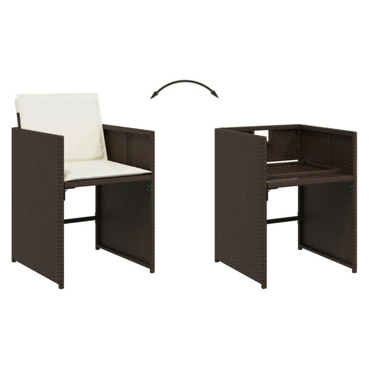 Marit Outdoor Rattan Wicker Dinning Set 9-Piece