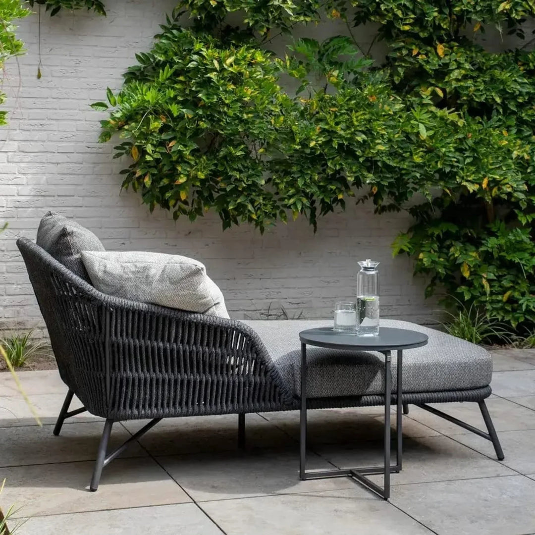 Outdoor Rope Patio Single Seater Daybed All Weather Furniture