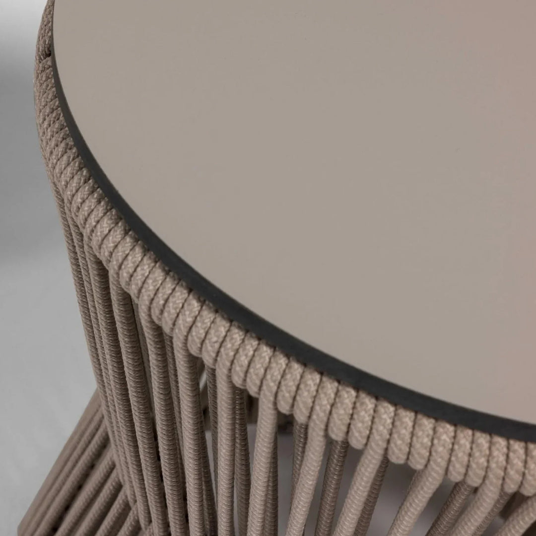 Liliana 3-Piece Outdoor Beige Rope Patio Set