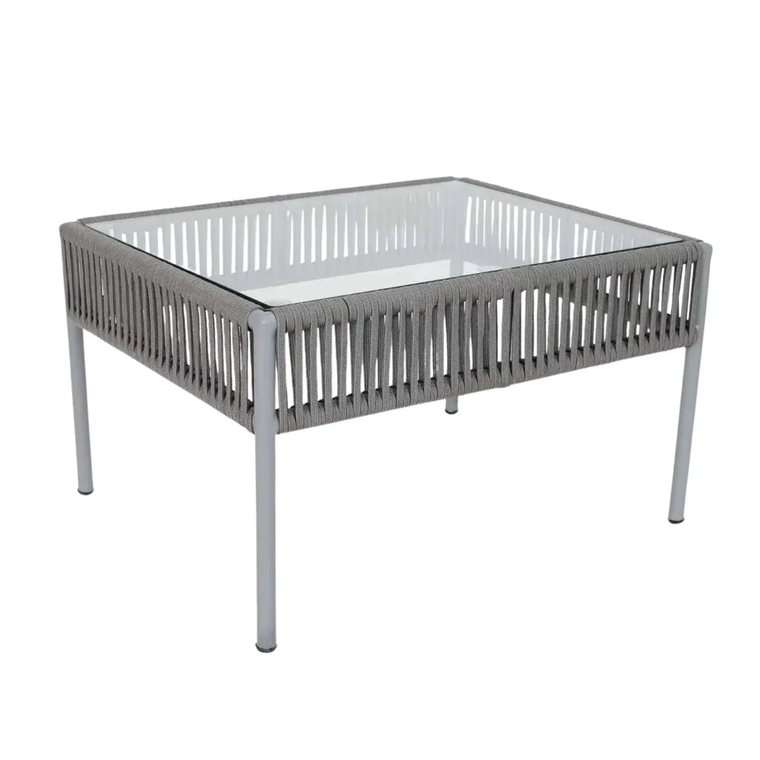 Falguni Outdoor 4 Piece Modern Woven Rope Sofa Set