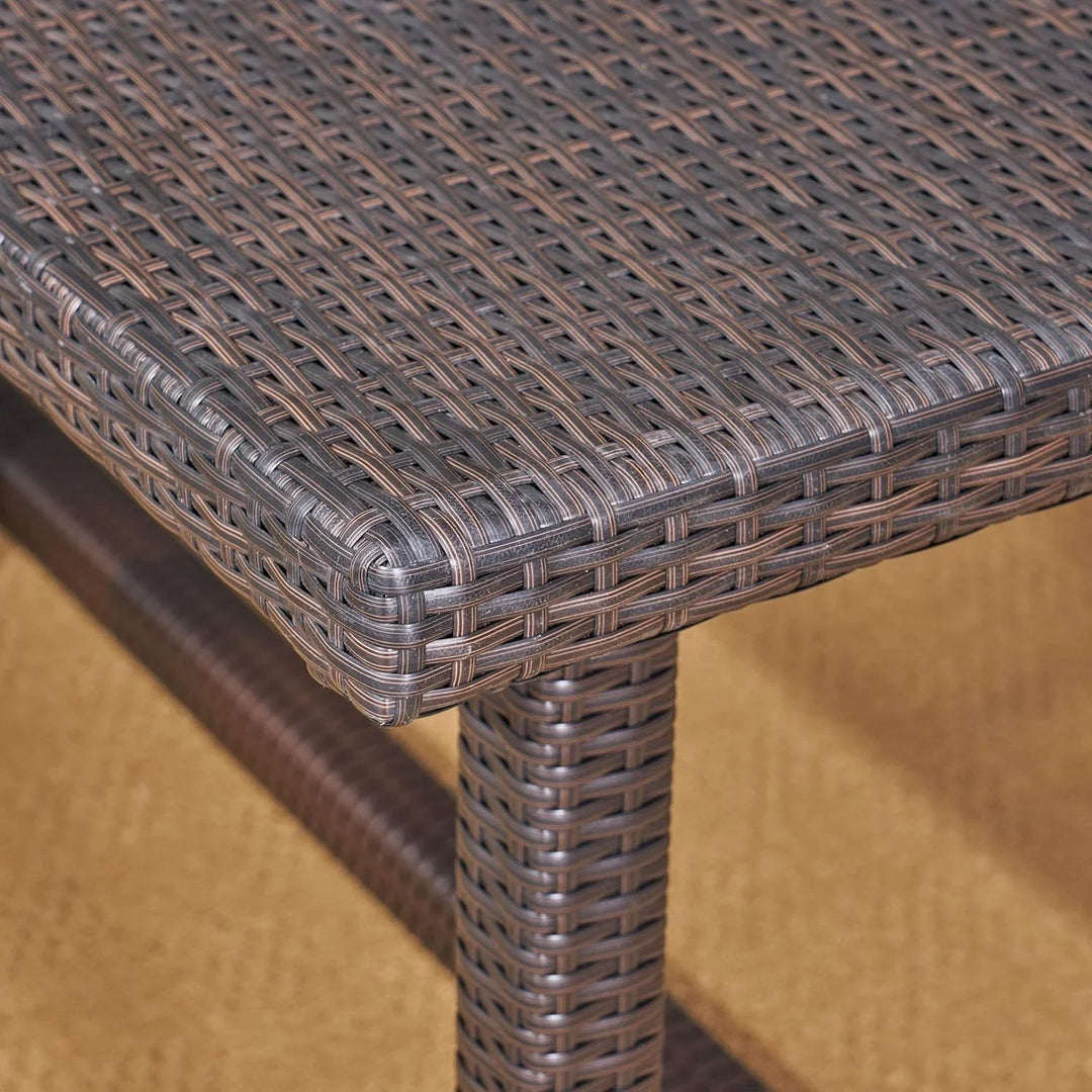 Janhavi 7-Piece Outdoor Rattan Wicker Dining Set