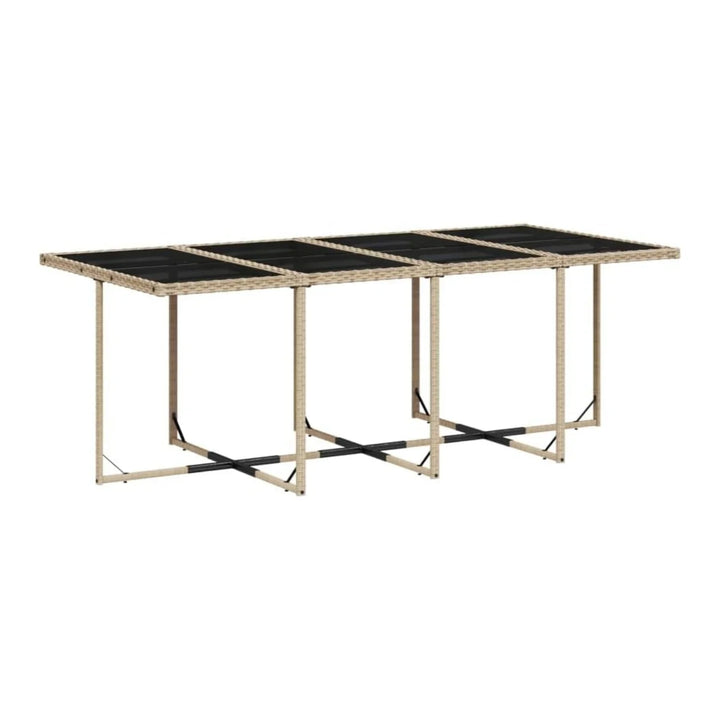 Lene Outdoor Rattan Wicker Dinning Set 9-Piece