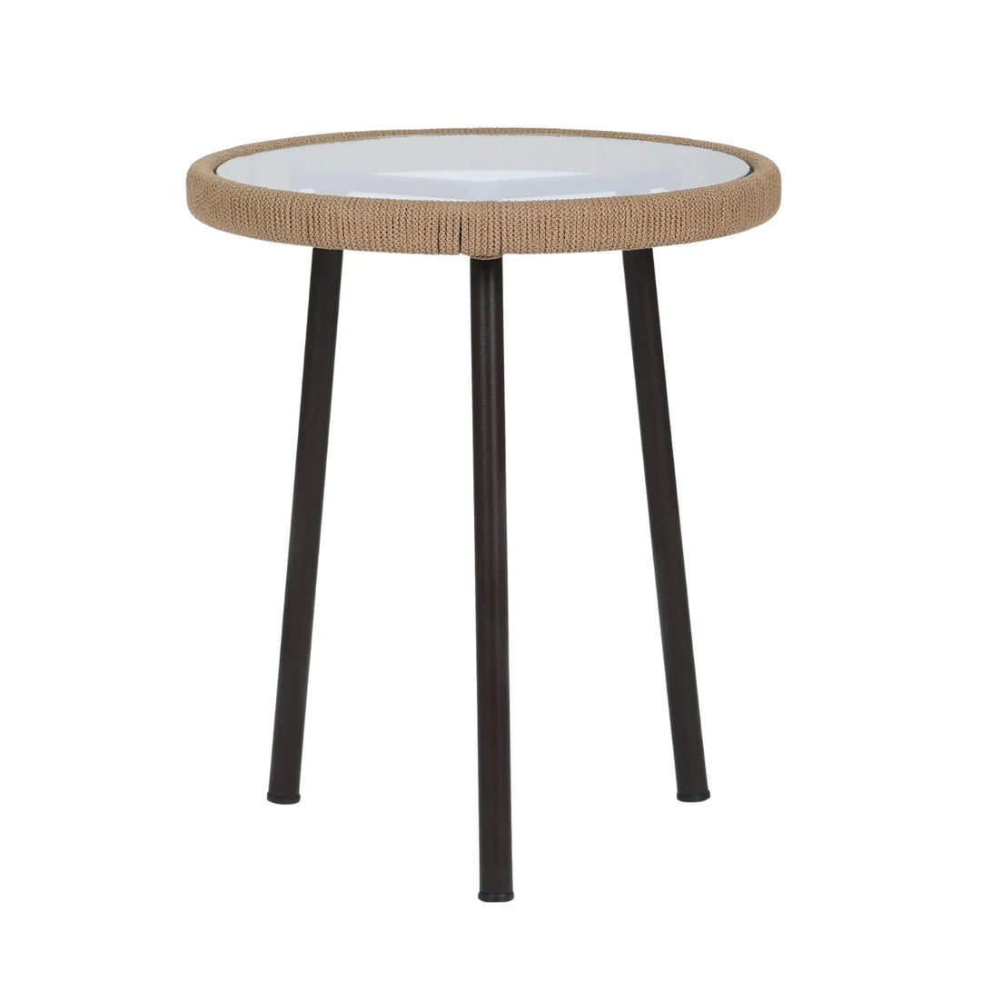 Rania 3-Piece Outdoor Beige Rope Patio Set