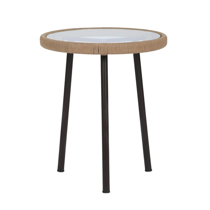 Rania 3-Piece Outdoor Beige Rope Patio Set