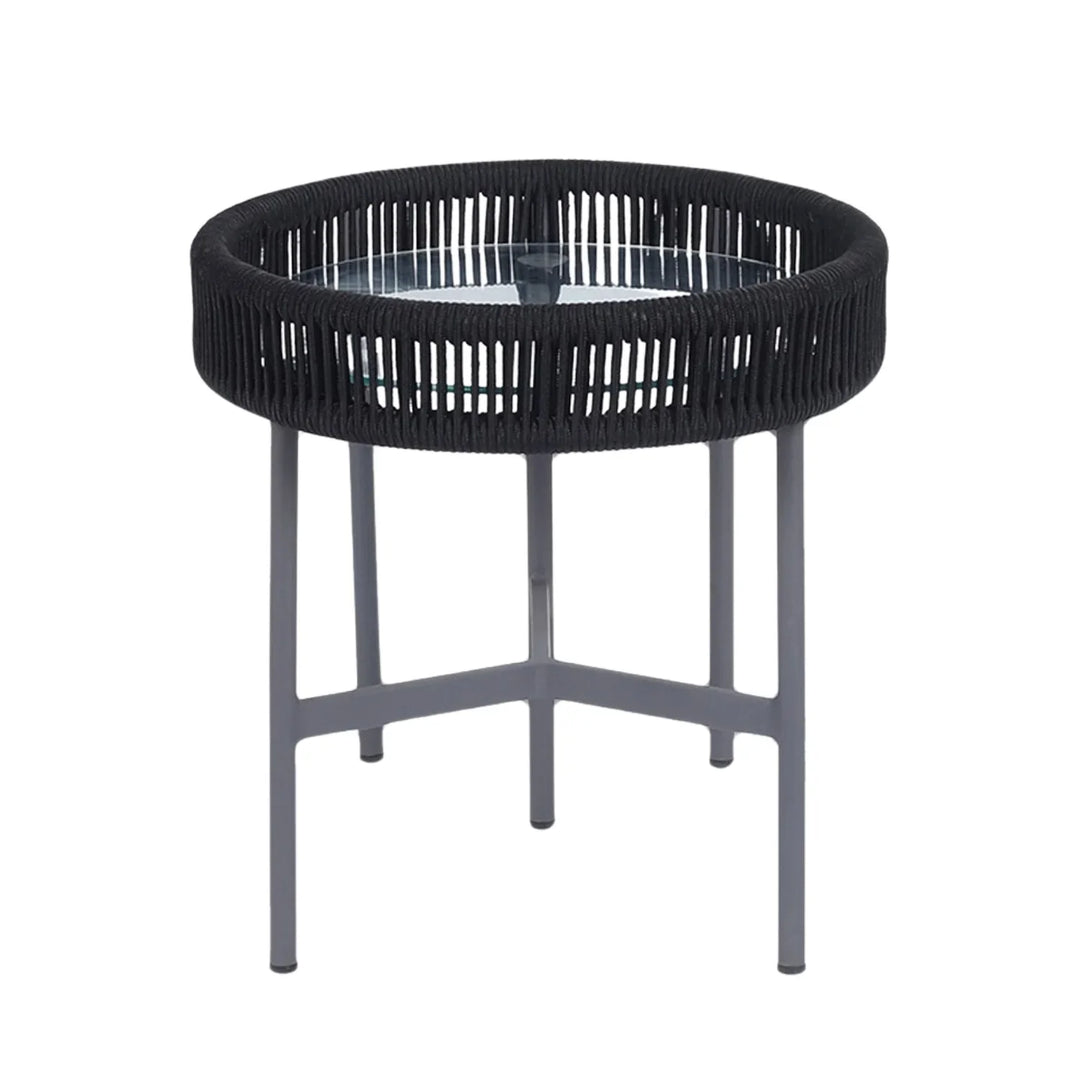 Magdalena 3-Piece Grey Rope Outdoor Patio Set