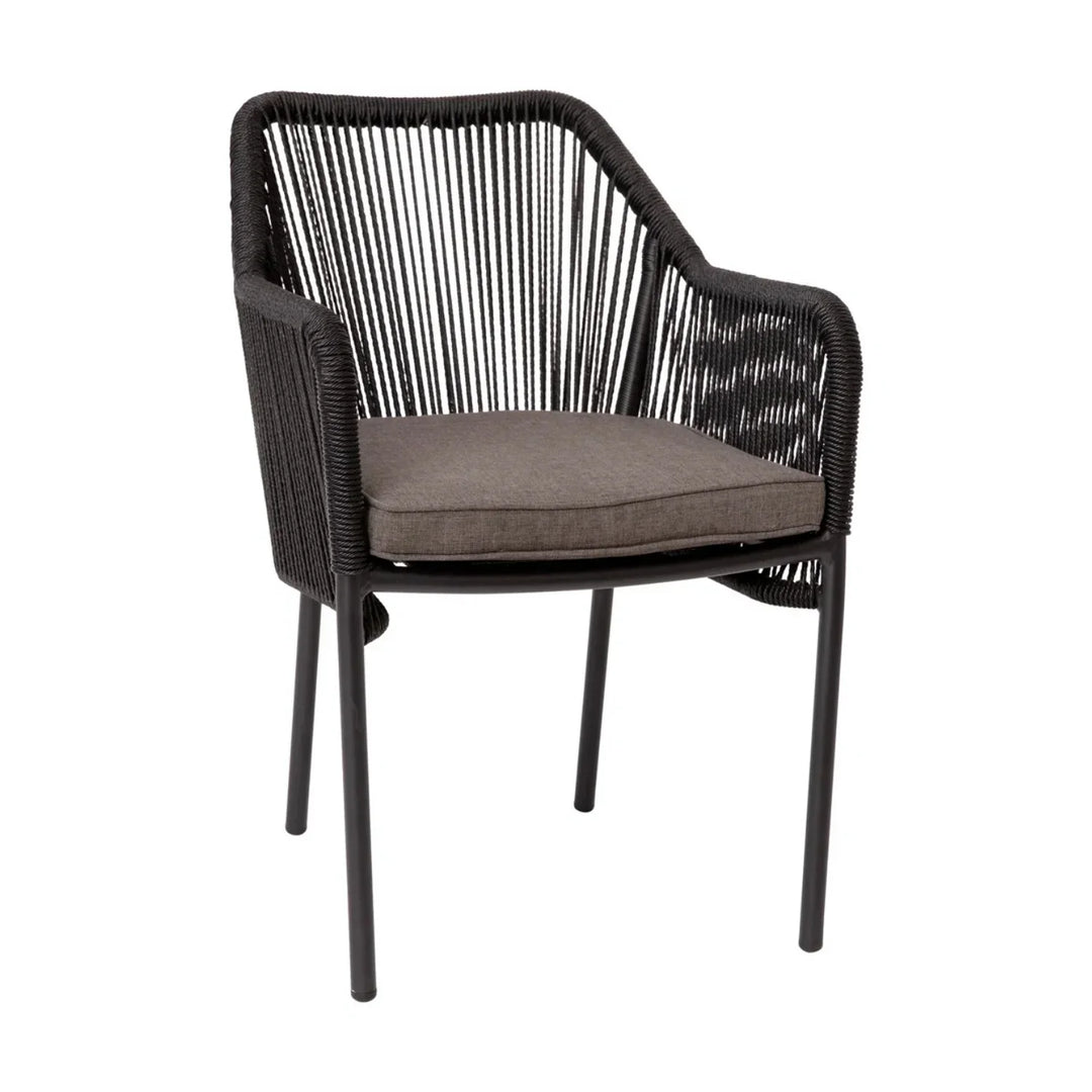 Magnolia 2-Piece Outdoor Rope Patio Dining Chairs