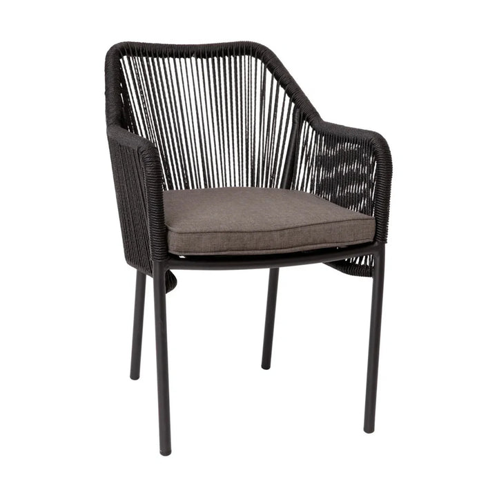 Magnolia 2-Piece Outdoor Rope Patio Dining Chairs