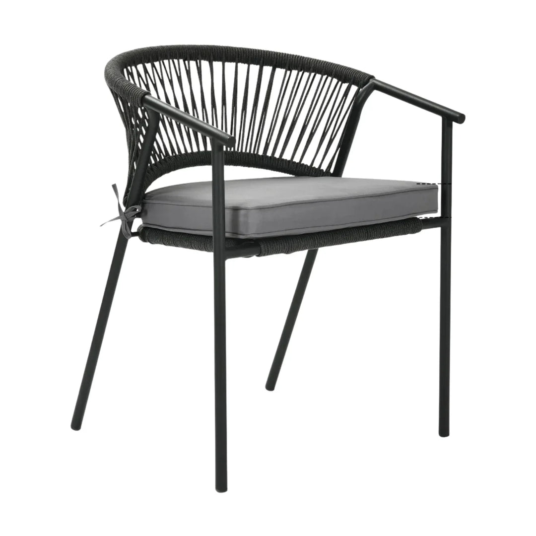 Shiori 4-Piece Outdoor Rope Patio Dining Chairs