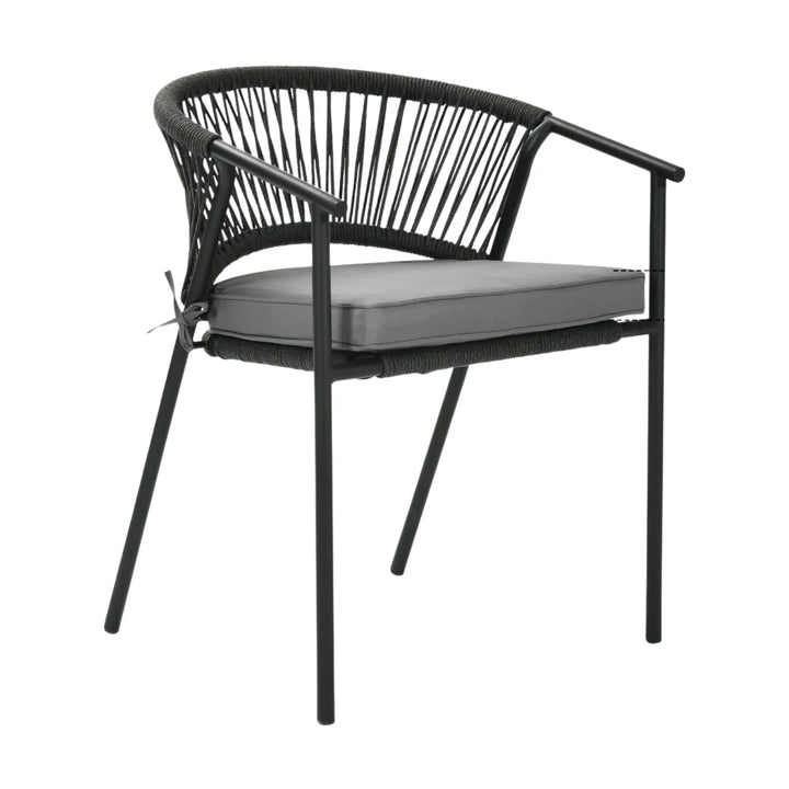 Shiori 4-Piece Outdoor Rope Patio Dining Chairs