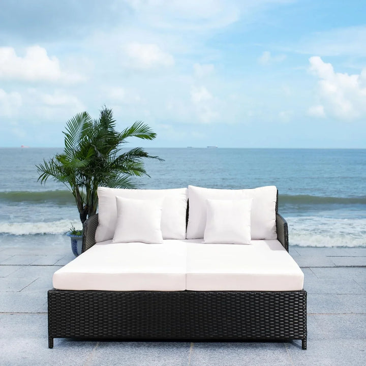 Katinka Outdoor Patio Double Seater Daybed For Garden, Poolside