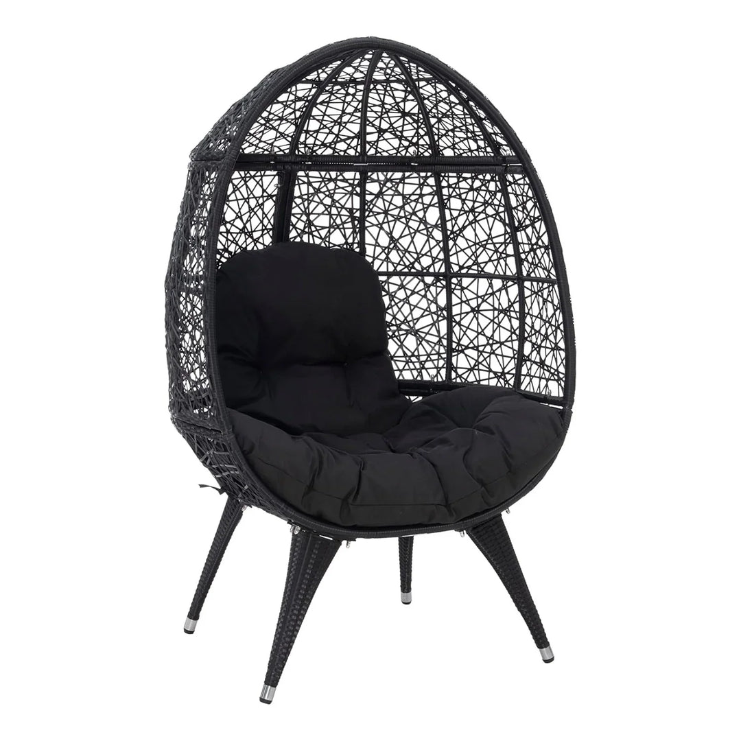 Wafaa Outdoor All-Weather Wicker Egg Chair