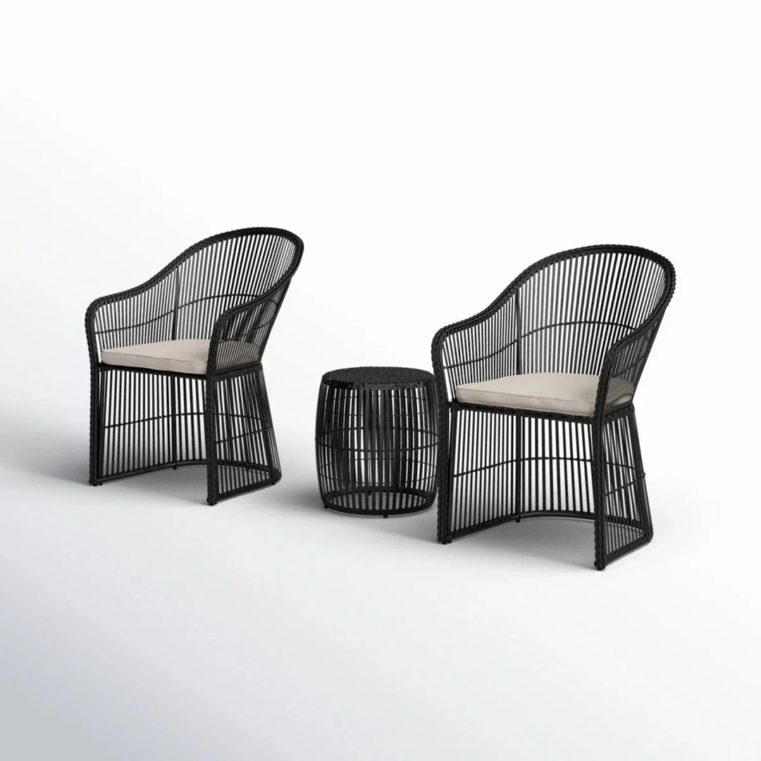 Freya 3-Piece Outdoor Rattan Wicker Patio Set