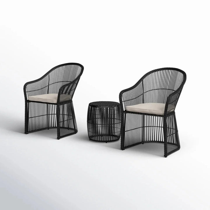 Freya 3-Piece Outdoor Rattan Wicker Patio Set