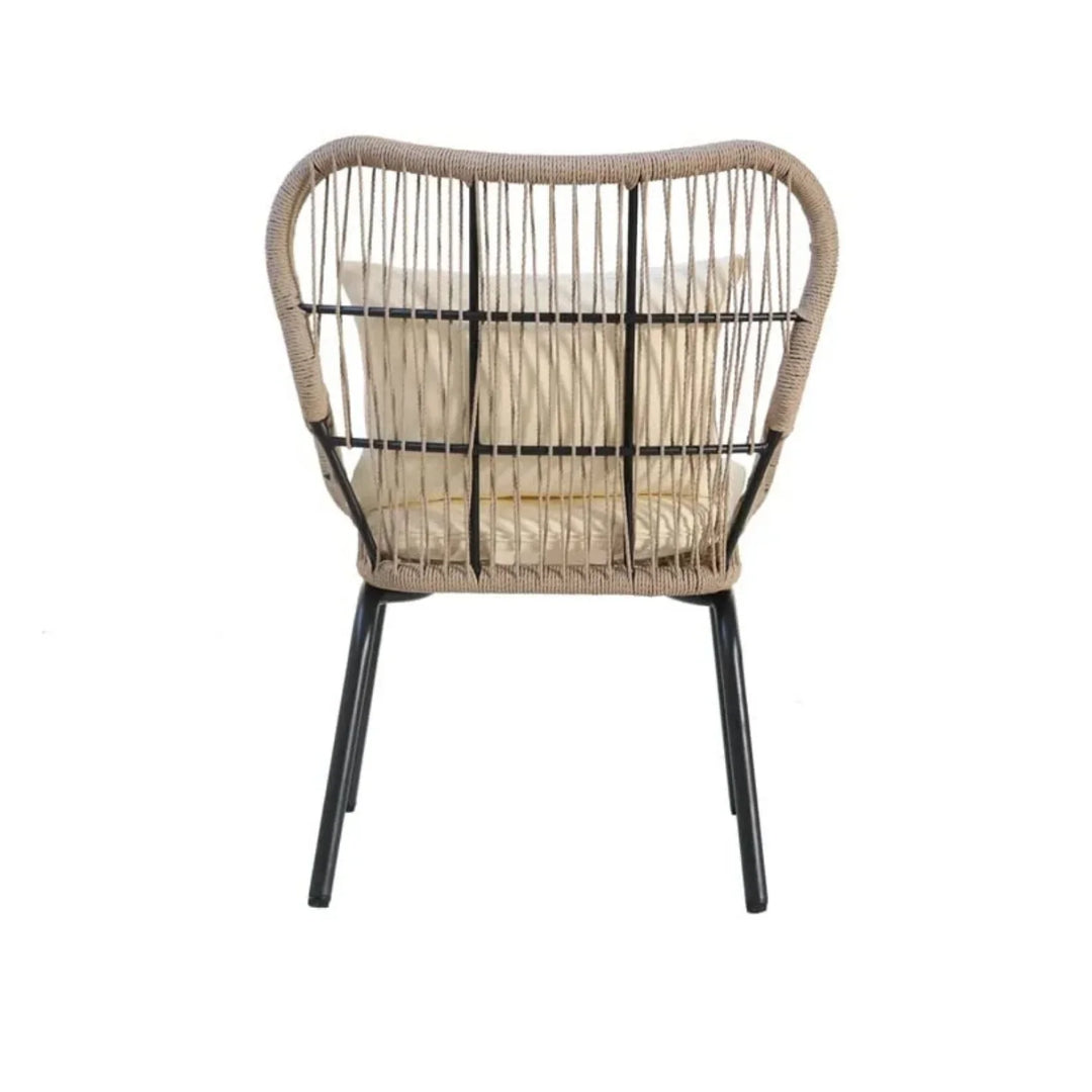 Lilou Outdoor Patio Garden 3 Piece All Weather Resistant Furniture Set