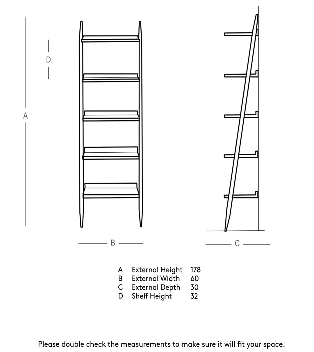 Evelina Ladder bookshelf Book Shelf