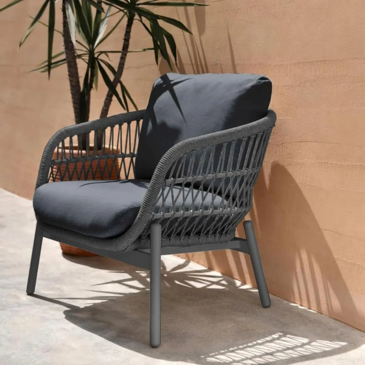 Komal Outdoor 4 Seater Rope Conversation Sofa Set