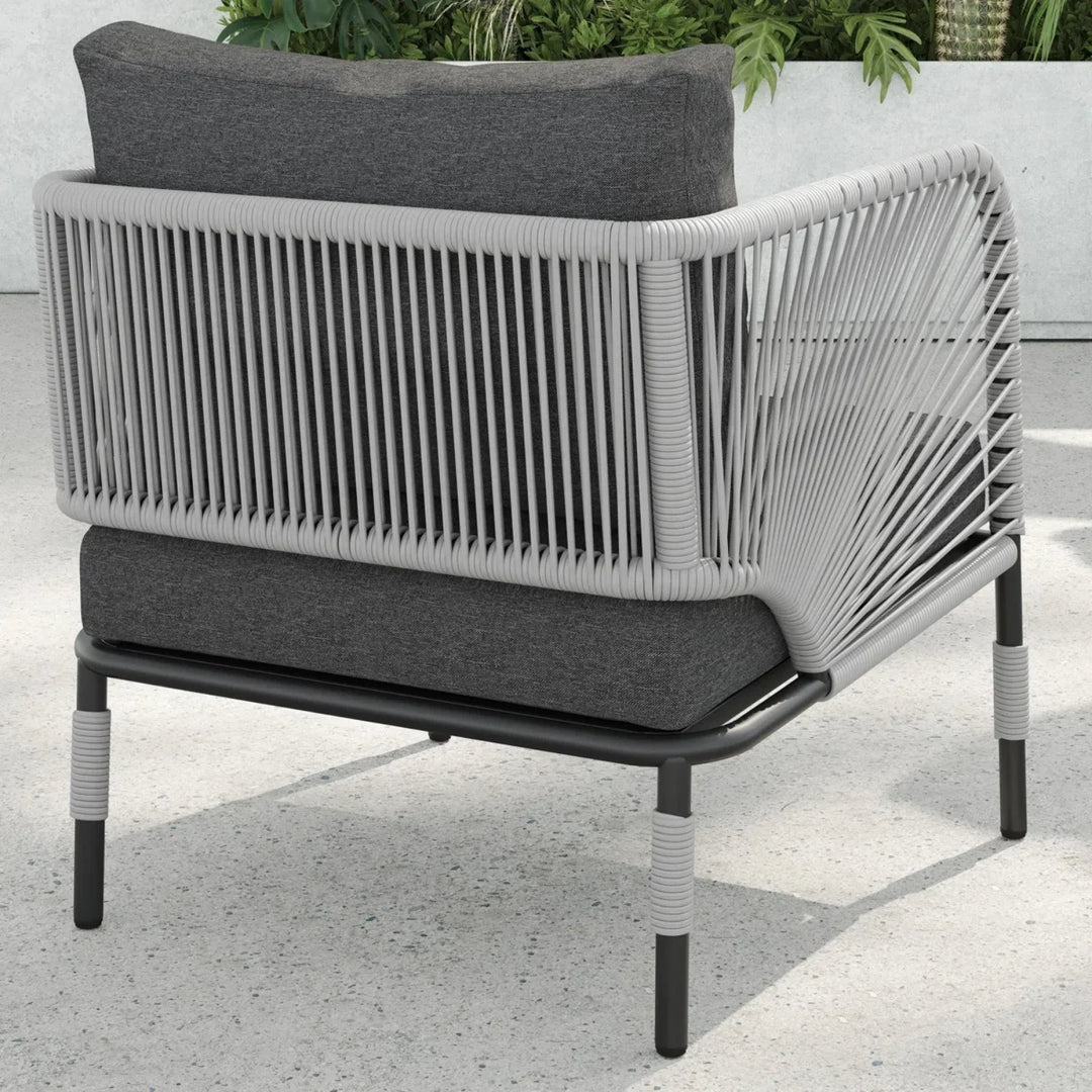 Graciela 3 Piece Garden Outdoor Rope Patio Set