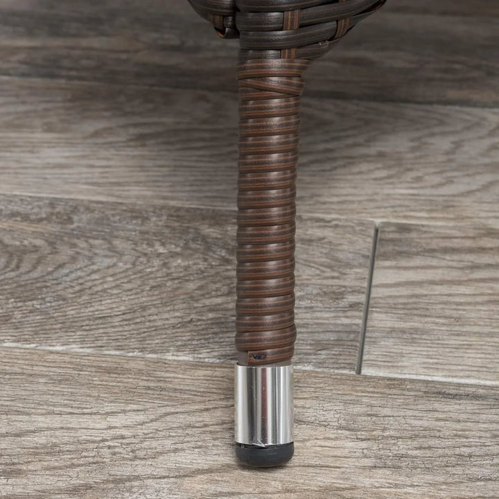 Palesa 7-Piece Outdoor Rattan Wicker Dining Table Set