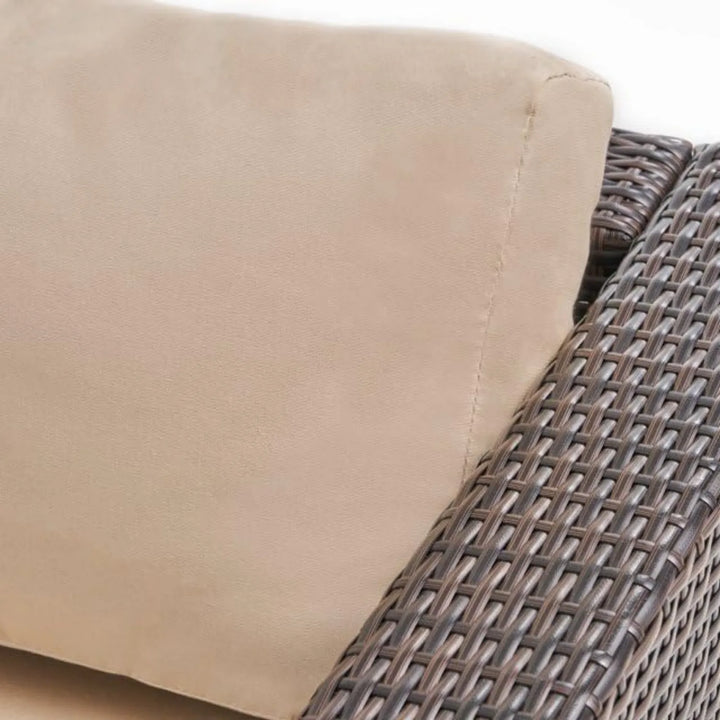 Rosamund Outdoor Rattan Wicker 8-Seater Sofa Set