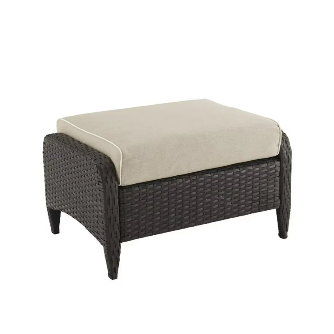 Hemangini Outdoor 4 Piece Patio Wicker Furniture Set