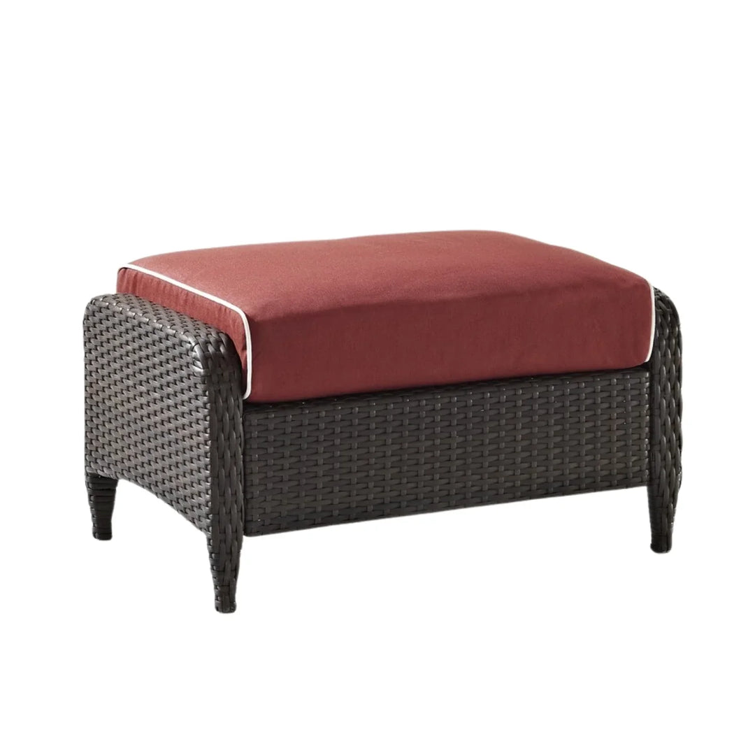 Gitali Outdoor 4 Piece Patio Wicker Furniture Set