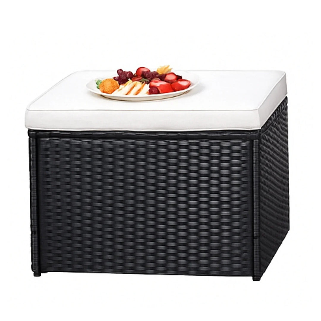 Rosario 6 Piece Outdoor Conversation Set All Weather Wicker Sectional Sofa