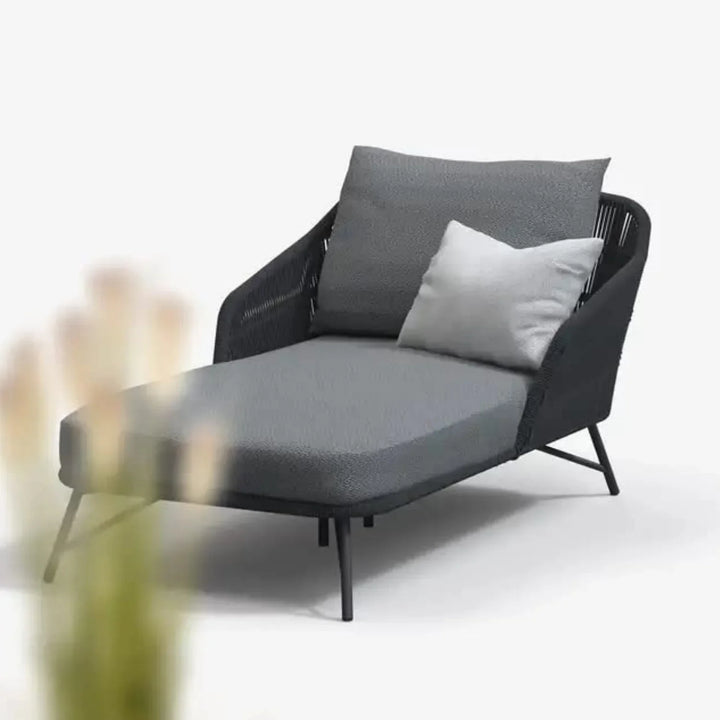 Outdoor Rope Patio Single Seater Daybed All Weather Furniture