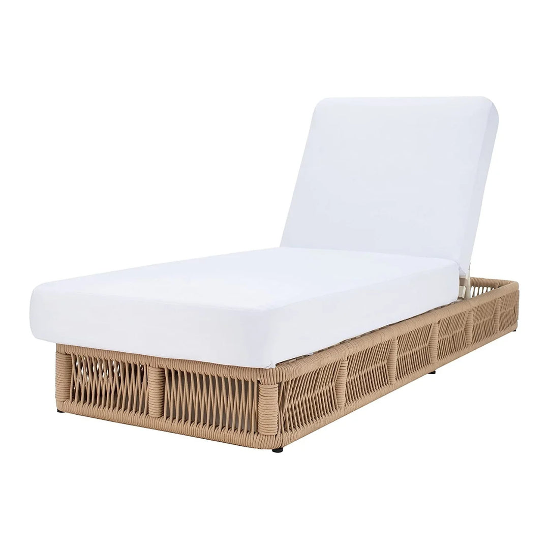 Qamar Outdoor All-Weather Rope Lounger with Cushions