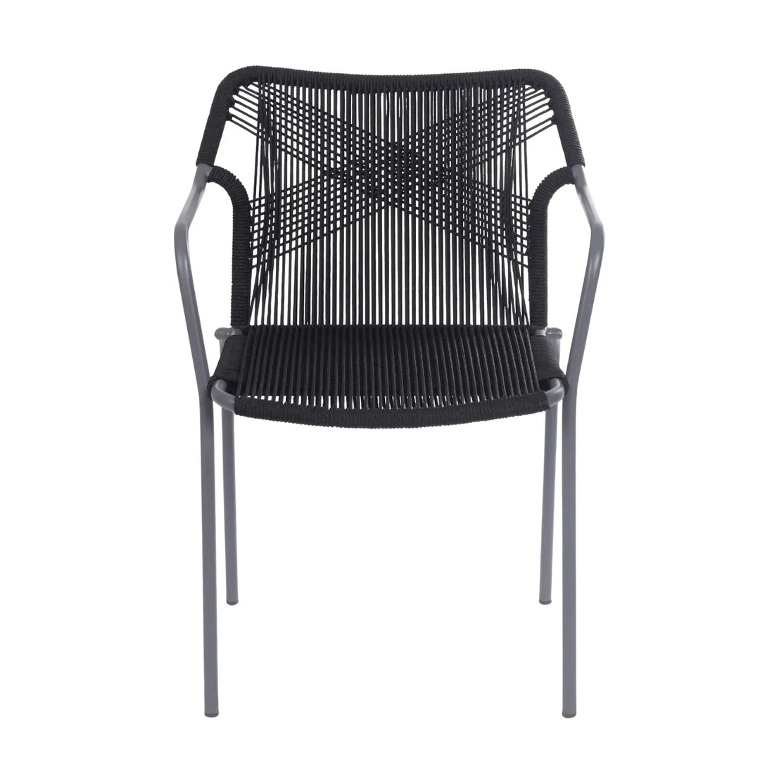 Evelina 3-Piece Outdoor Grey Rope Patio Set