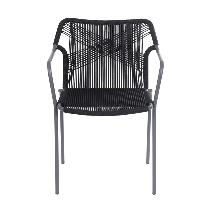 Evelina 3-Piece Outdoor Grey Rope Patio Set