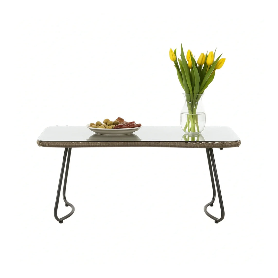 Clementine 4 Piece Outdoor All-Weather Rope Sofa Set