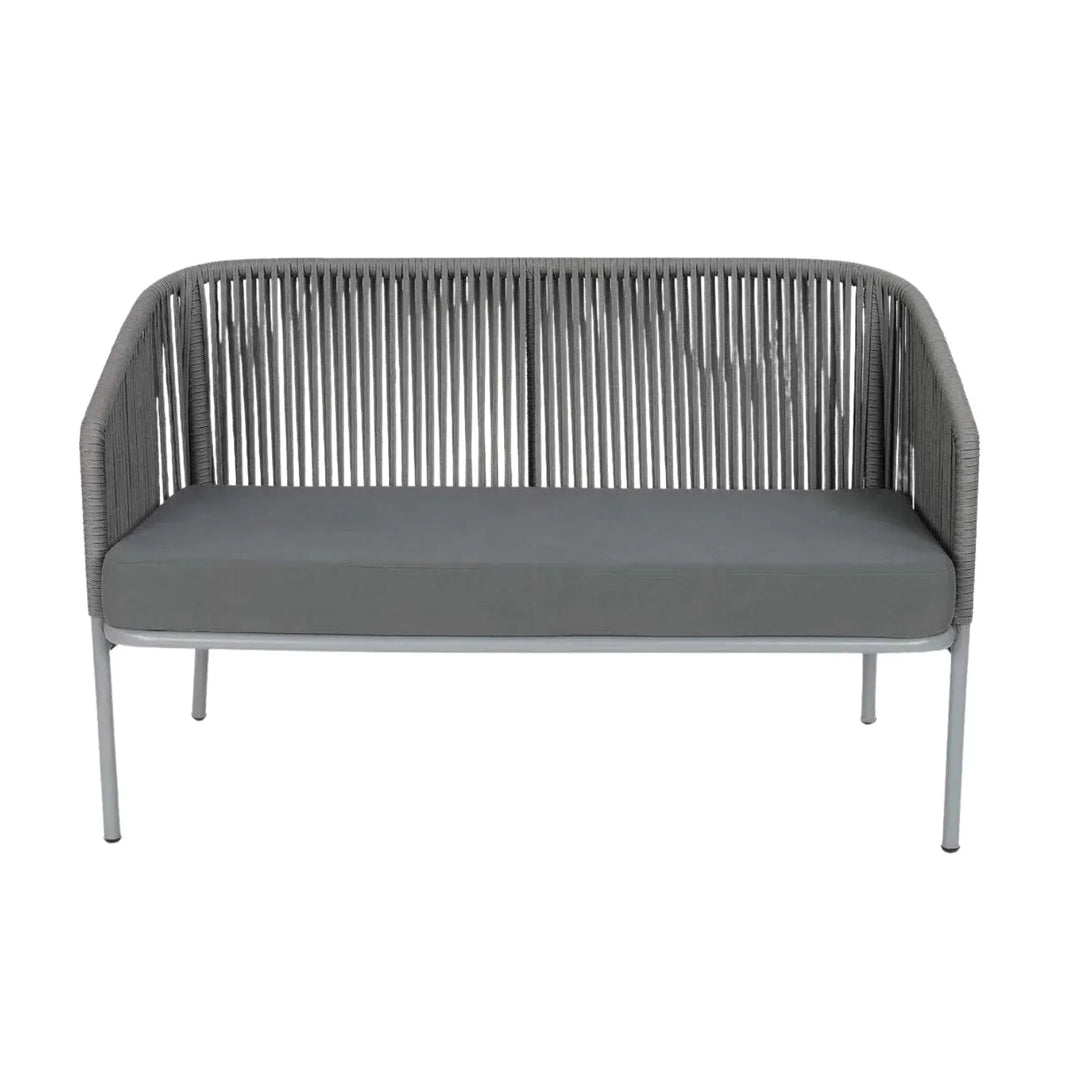 Falguni Outdoor 4 Piece Modern Woven Rope Sofa Set