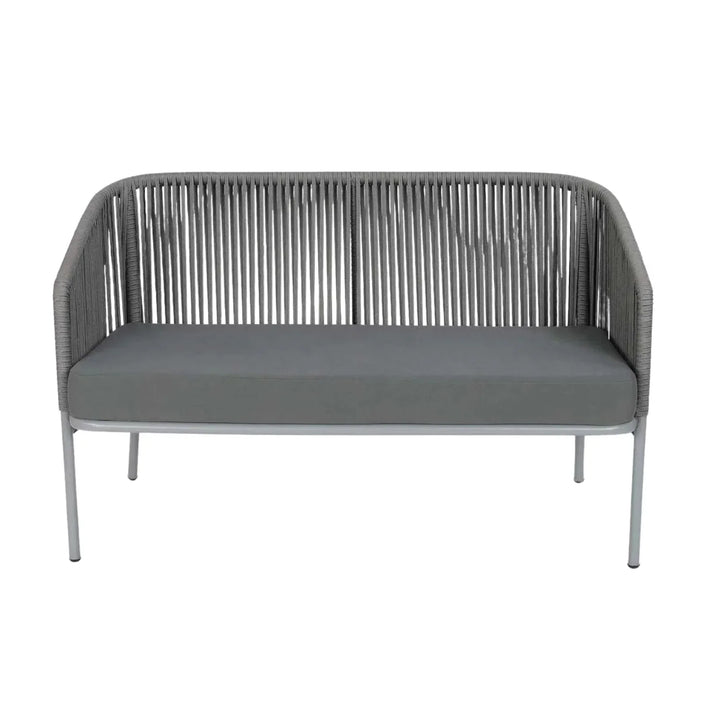 Falguni Outdoor 4 Piece Modern Woven Rope Sofa Set