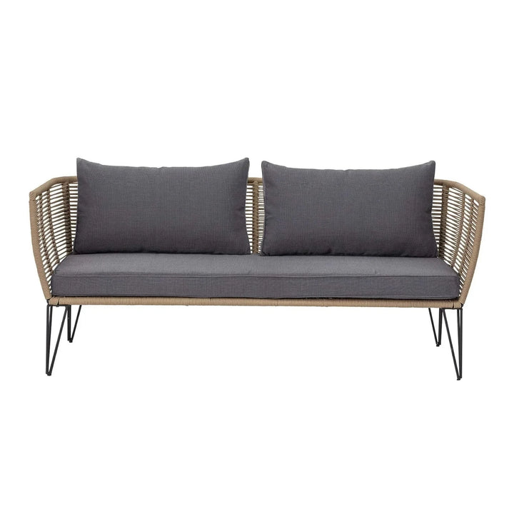 Prisha 1-Piece Outdoor Rope Loveseat Sofa