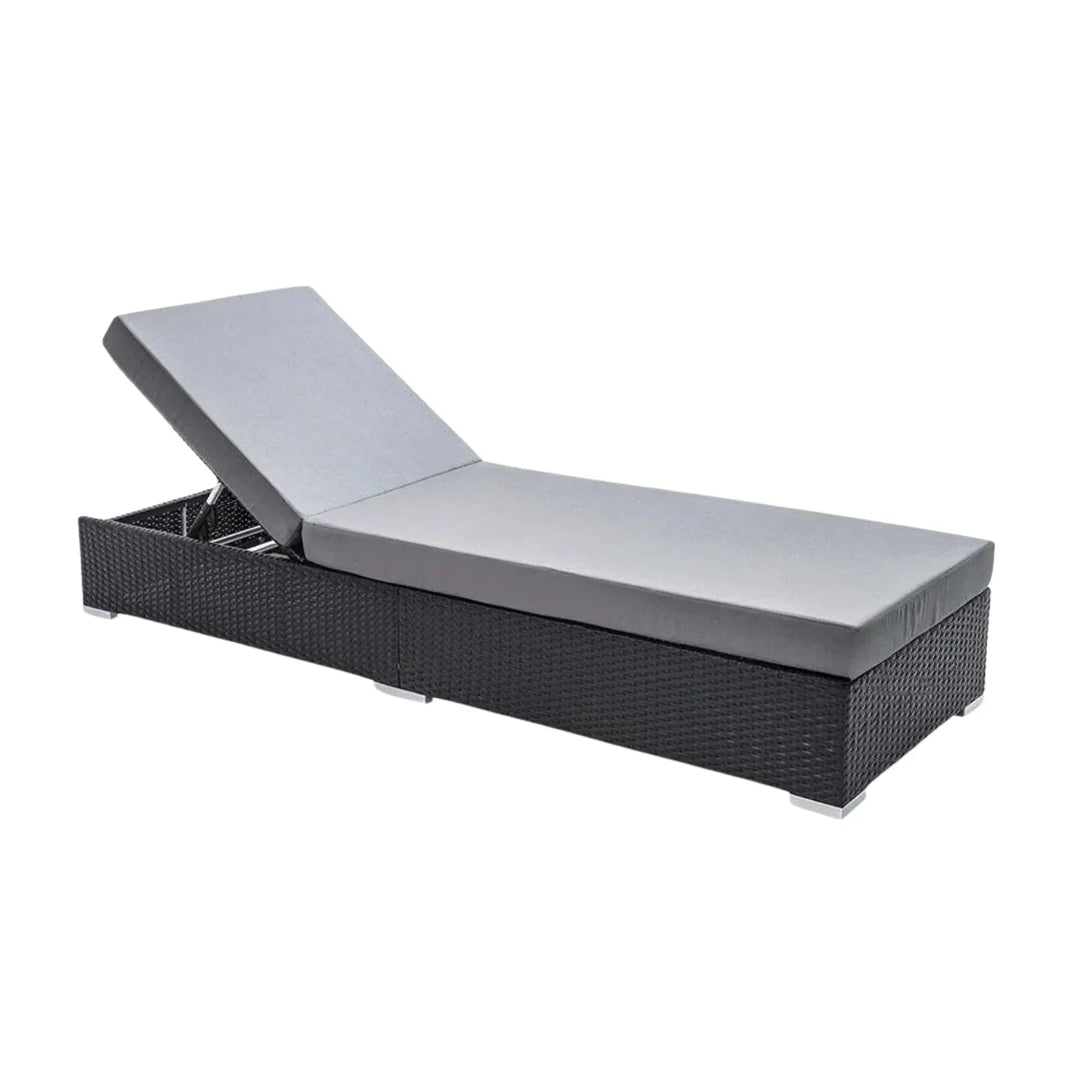 Zoya Outdoor 2-Piece Chaise Lounge Chair with Adjustable Settings and Cushions